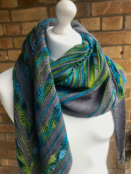 

Crochet Colorful Scarf Shawl, As picture, Scarves&Gloves