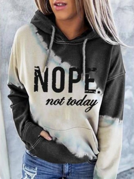 

Casual Letter Sweatshirt, As picture, Hoodies & Sweatshirts