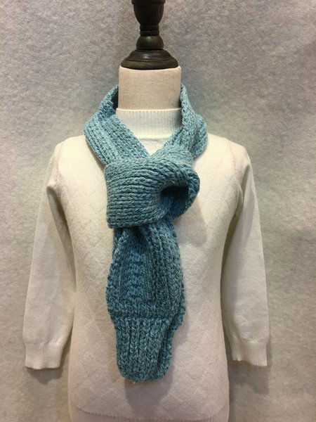 

Casuale Semplice Tinta unita Caldo Sciarpa, Lago blu, Scarves&Gloves