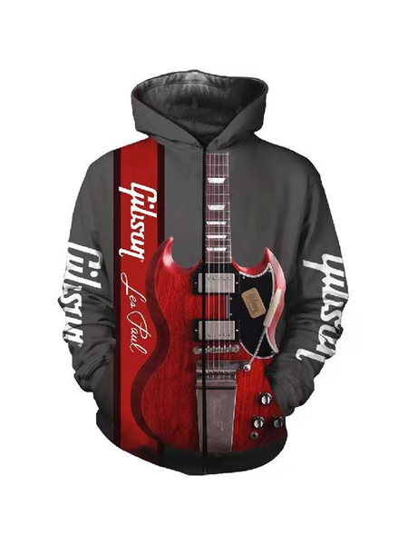 

Hooded Long Sleeve Sweatshirt, As picture, Hoodies&Sweatshirts