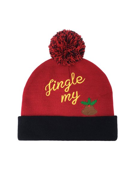 

Natale Lettera Pelliccia Palla Caldo Cappello, Come immagine, hat