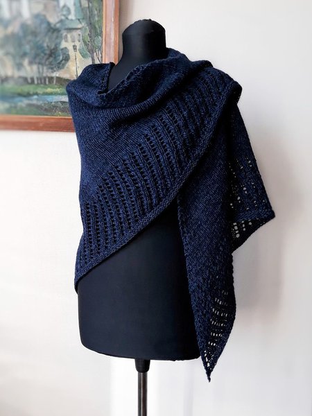 

Plain Knitted Scarf Shawl, As picture, Scarves&Gloves