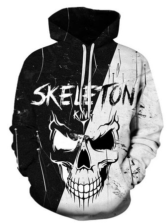 

Halloween Skull Men's Sweatshirt Sweatshirt, Black, Hoodies&Sweatshirts