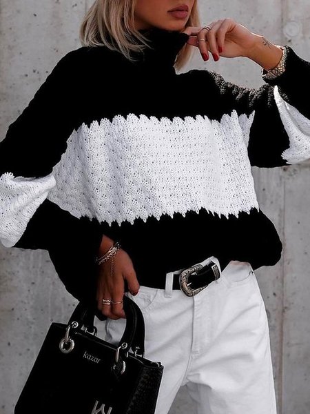 

Sexy Sweater, Black-white, Knitwear & Sweaters