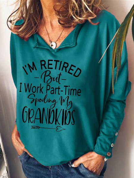 

Spoiling My Grandkid Csaual Sweatshirt, Green, Hoodies&Sweatshirts