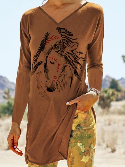 

Casual Shirts & Tops, Yellow brown, T-Shirts