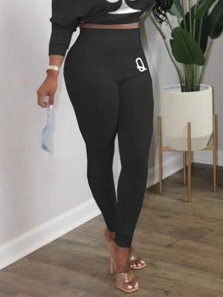 

High Stretch Pants, Black, Leggings