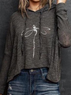 

Animal Off Shoulder Shirts & Tops, Deep gray, Hoodies & Sweatshirts