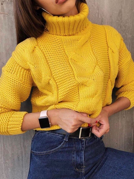 

Dolce Maglione, Giallo, Blouses & Shirts