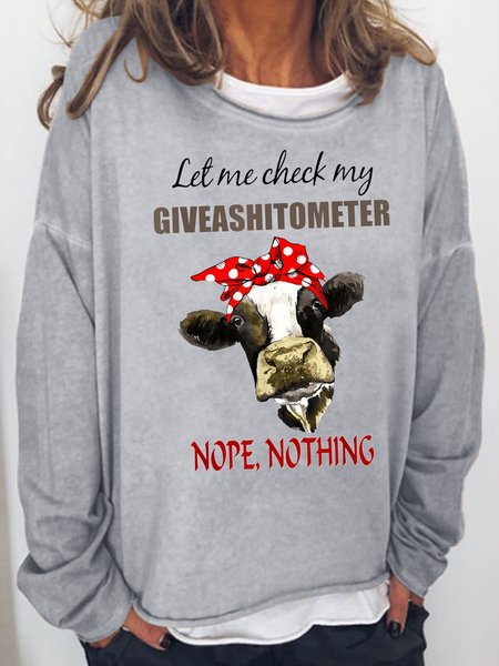 

Let Me Check My Giveashitometer Nope Nothing Casual Sweatshirts, Light gray, Hoodies&Sweatshirts