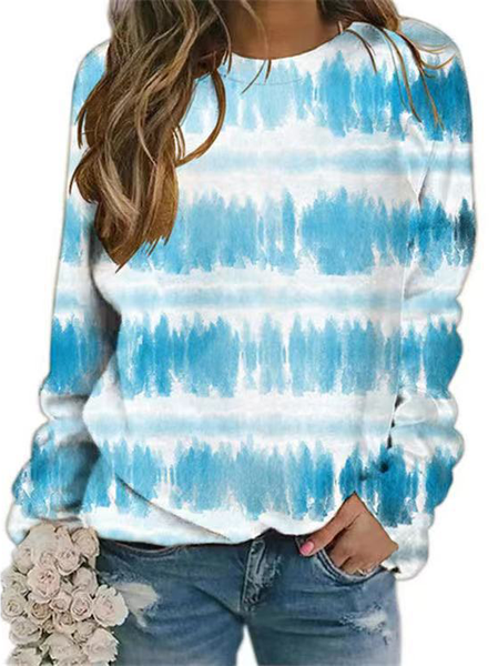 

Casual Cotton Shirts & Tops, Blue-1, T-Shirts