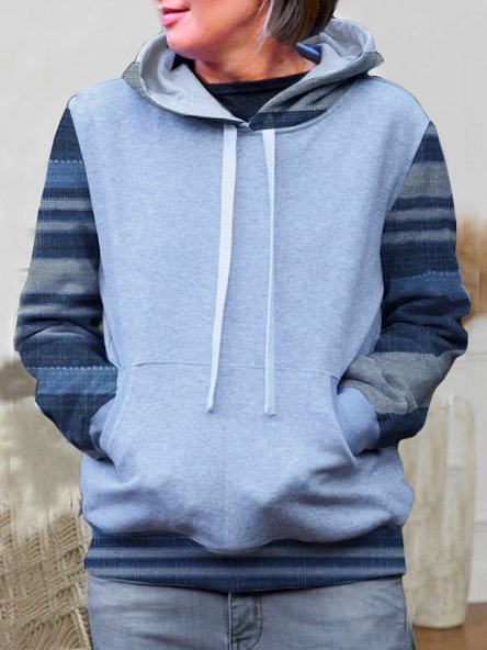 

Cotton Blends Sweatshirt, As picture, Hoodies & Sweatshirts