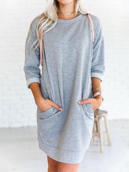 

Casual Dresses, Gray, Mini Dresses
