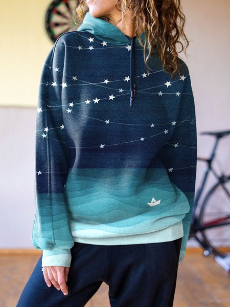 

Casual Sweatshirt, Blue, Hoodies & Sweatshirts