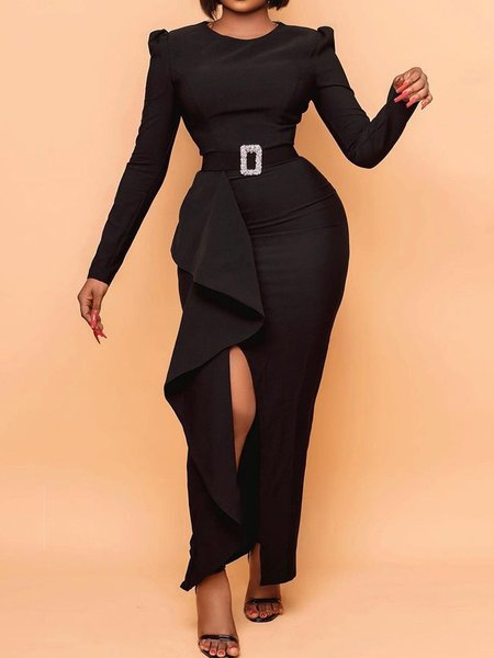 

Daily Date Party Evening Sexy Dress, Black, Maxi Dresses