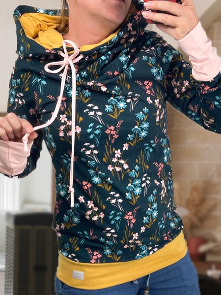 

Floral Vintage Cotton Blends Sweatshirt, Darkgreen, Sweatshirts & Hoodies