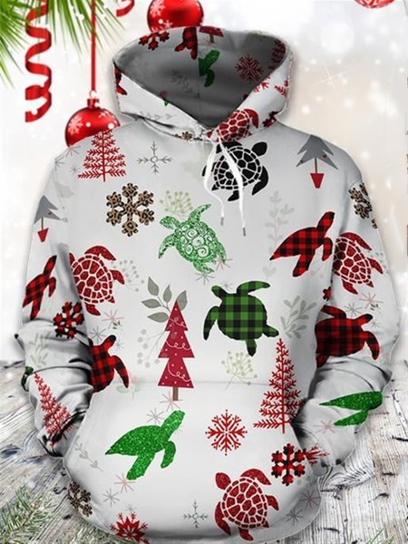 

Casual Animal Shirt Collar Long Sleeve Sweatshirt, Multicolor, Hoodies&Sweatshirts