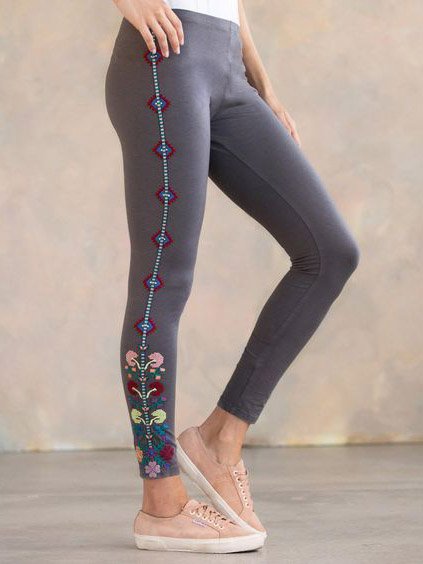 

Casual tights, Black-grey, Leggings