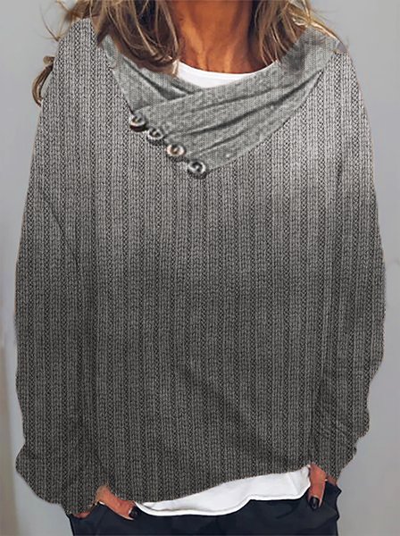

V Neck Plain Off Shoulder Shirts & Tops, Gray, Tops