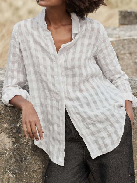 

Raglan Sleeve Buttoned Shirts & Tops, White, Blouses & Shirts