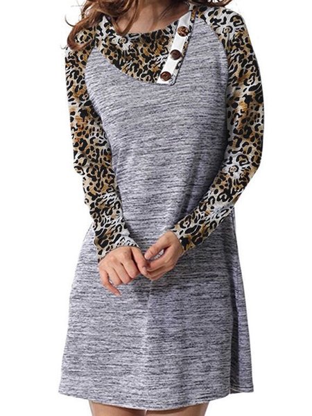 

Cotton Dresses, Gray, Mini Dresses