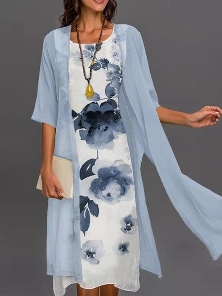 

Dress With CoatDress With Coat, Blue, Maxi Dresses