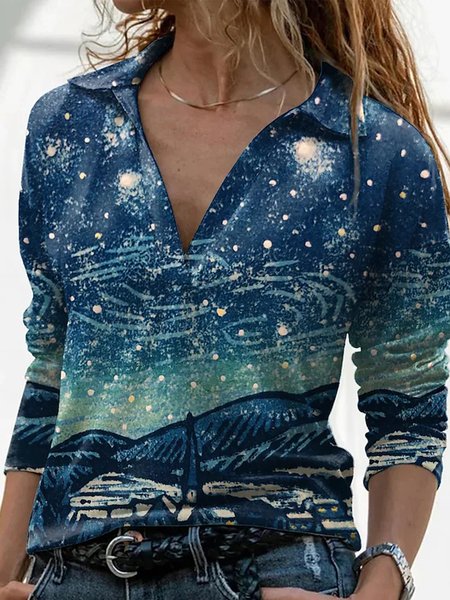 

Shirts & Tops, Blue, Tees & T-shirts