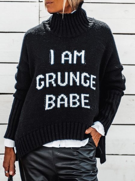 

Simple Sweater, Black, Sweaters & Cardigans