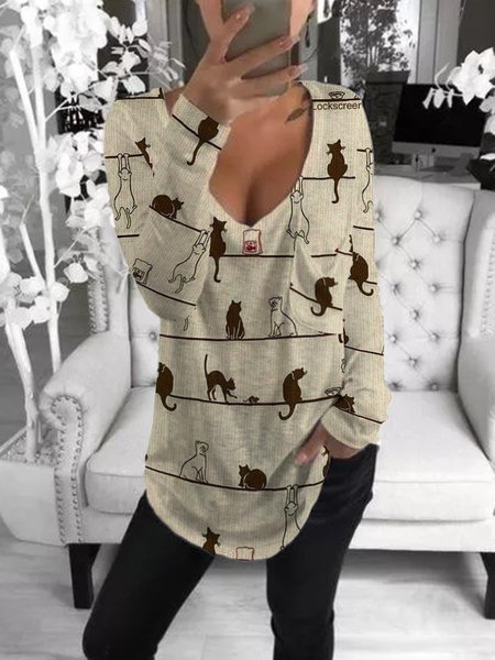 

Vacation Animal Shirts & Tops, Apricot, T-Shirts