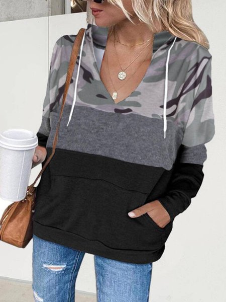 

Casual Long Sleeve Sweatshirt, Multicolor, Hoodies & Sweatshirts