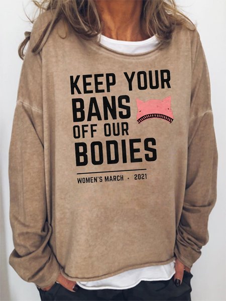 

Womens March Sweatshirt Sweatshirt, Khaki, Hoodies&Sweatshirts