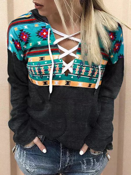 

West Styles/Cows Loosen Sweatshirt, Gray, Hoodies & Sweatshirts