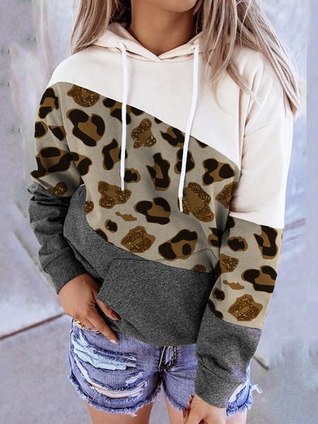 

Casual Leopard Sweatshirt, Multicolor, Hoodies & Sweatshirts
