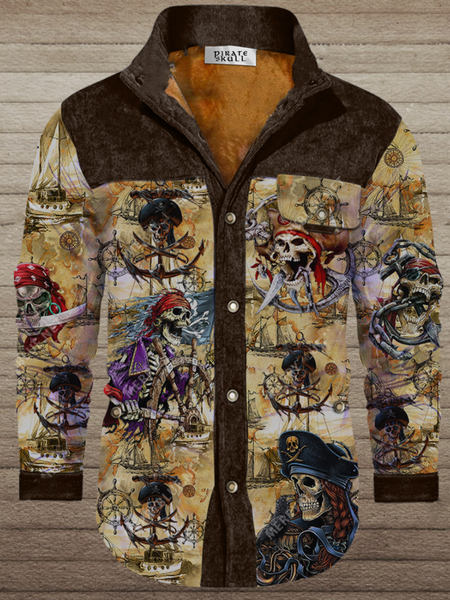 

Vintage Sea Long Sleeve Shirts & Tops, Color1, Men's shirts