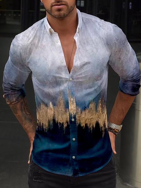 

Casual Shirt Collar Shirts & Tops, As picture, Blouses&Shirts
