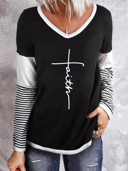 

Casual T-shirt, Black, T-Shirts