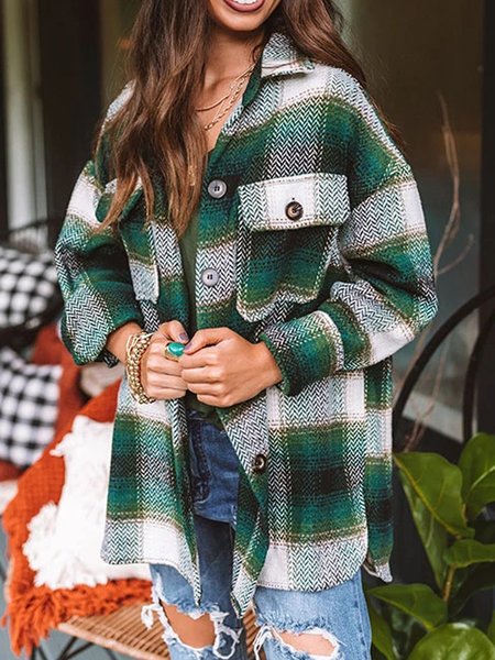 

Casual Outerwear, Green, Outerwear