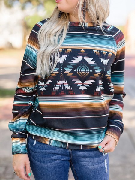 

Tribal Vintage Sweatshirt, Multicolor, Hoodies & Sweatshirts