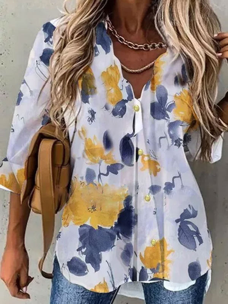 

Casual Cotton Blends Regular Fit Shirts & Tops, White, Shirts & Blouses