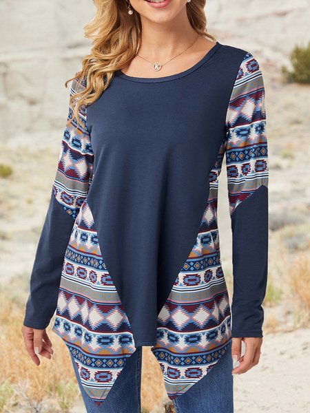 

Vintage Shirts & Tops, Navy blue, Tunics