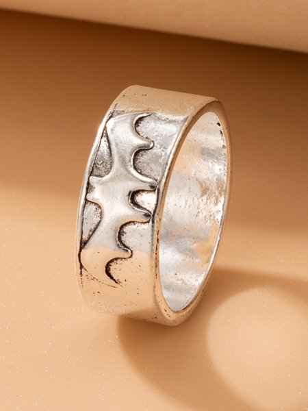 

Halloween Simple Bat Ring, As picture, Rings
