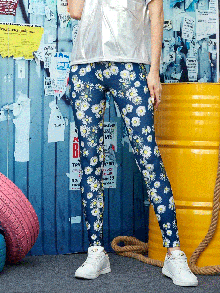 

Casual Skinny Pants, Dark blue, Leggings