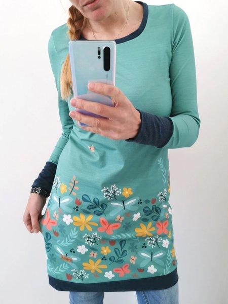 

Floral Dresses, Green, Mini Dresses