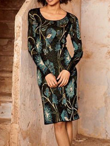 

Scoop Neckline Dresses, Black, Midi Dresses
