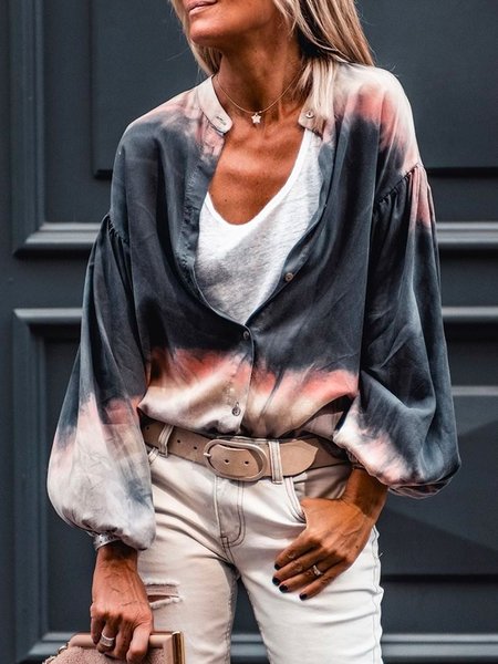 

Polyester Cotton Shirts & Tops, As picture, Blouses & Shirts