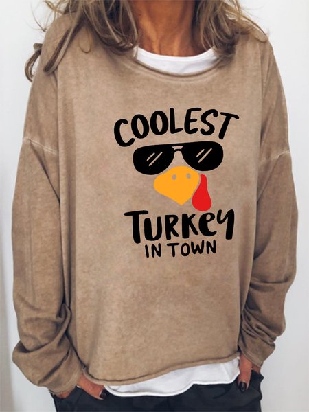 

Coolest Turkey in Town Sweatshirt, Khaki, Hoodies&Sweatshirts