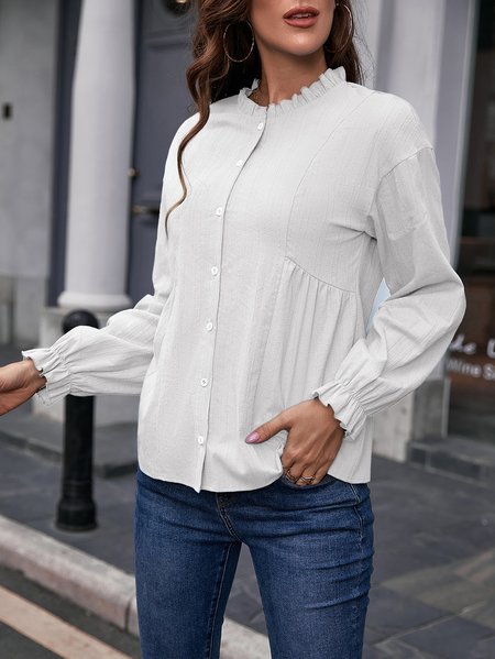 

Off Shoulder Cute Shirts & Tops, White, Blouses & Shirts