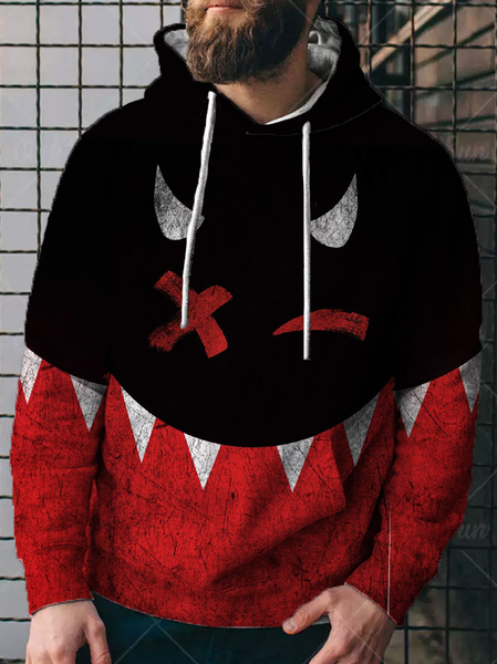 Cotton Long Sleeve Sweatshirt, Color1, Hoodies&Sweatshirts