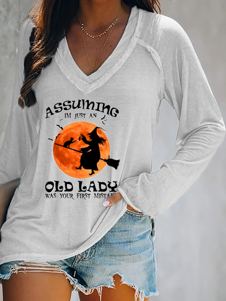 

Plus size Casual Halloween Shirts & Tops, White, T-Shirts