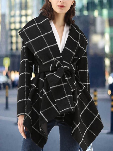 

Holiday Lapel Outerwear, Black, Coats